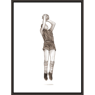 Off the Dribble VI Framed Painting Canvas
