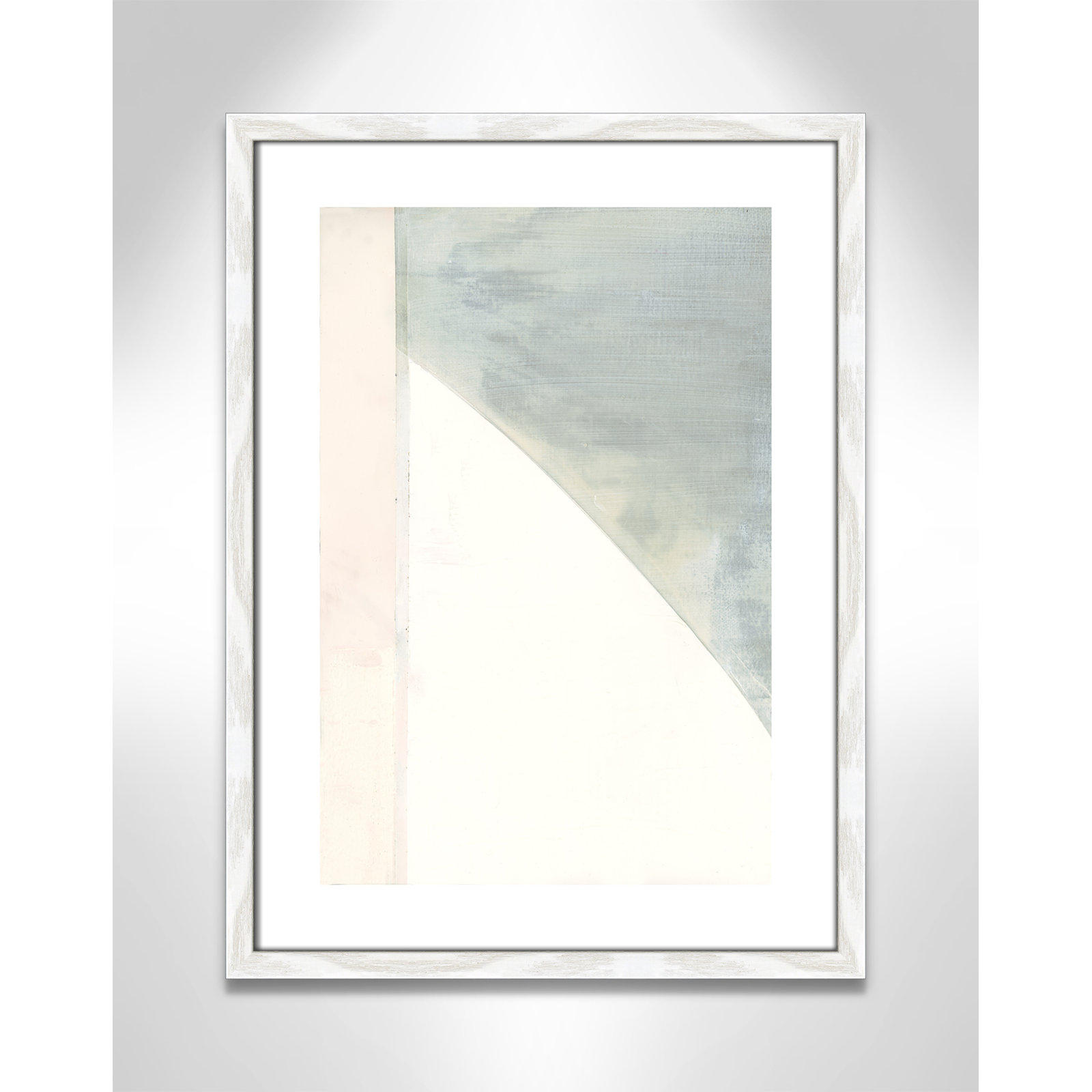 Alexandria "In Neutral I" Painting by Cartissi, 23" H x 17" W x 0.75" D, White Wood Framed Paper