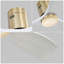 Ventilateur de plafond à profil bas 52 pouces DC 3 sculpté ventilateur de bois lame silencieuse télécommande du moteur sans lumière-579959186-579959144