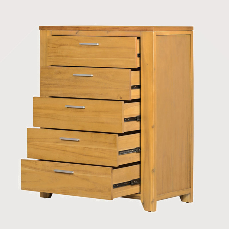Commode 5 tiroirs 35,4 x 17,3 x 44 po