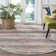 Burks Rug Hand Woven Cotton Abstract Rug