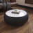 Marble Top Drum Shape Leather Coffee Table-2057278413