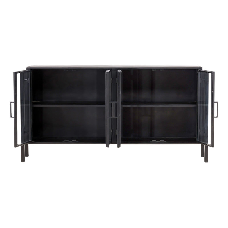 Grazia 73" Wide Sideboard, Black
