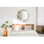 Huldar Glass Flat Wall Mirror