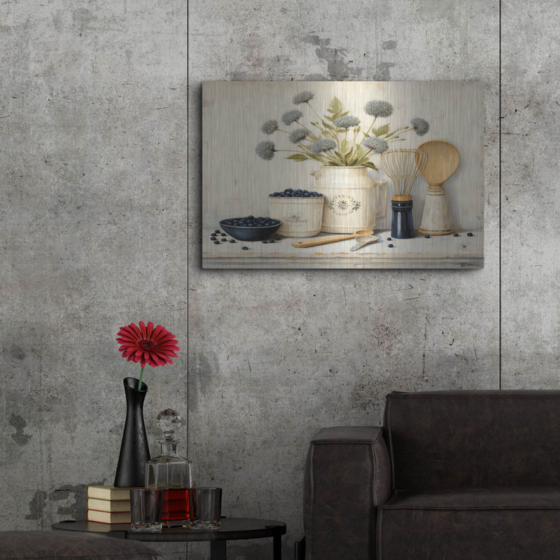 Luxe Wall Art «Kitchen Utensils In Art Print 2» par Momart, H 24 po x l 36 po