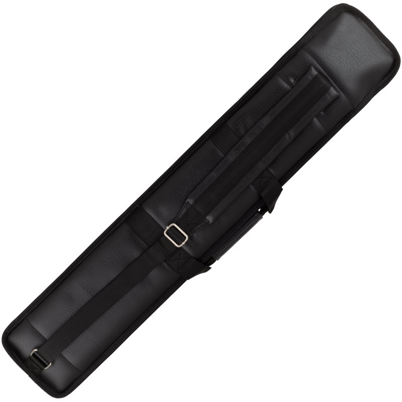 Elite 3 Butts and 5 Shafts Vinyl Pool Cue Case, Black, 31