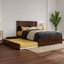 Lit plateforme en bois massif avec pied de lit et gigogne Lamarkus-1602347299-1602347298