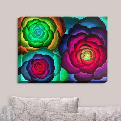 " Joyous Flowers III " Acrylic Print