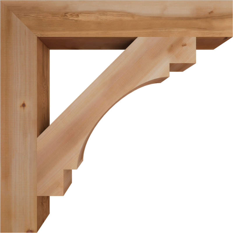 Support Merced Block, Cèdre rouge de l'Ouest (lisse), H 38 po x l 6 po x P 38 po