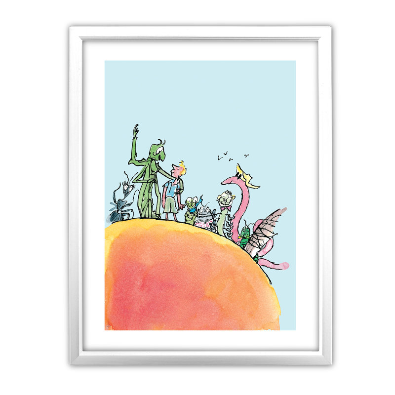 Quentin Blake - Single Picture Frame Print, White