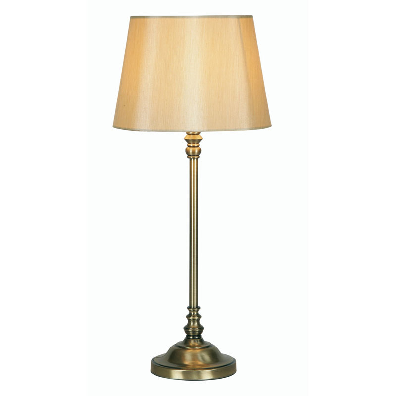Cato Metal Table Lamp, Antique Brass