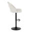 Tabouret de bar réglable Resme avec repose-pieds en T arrondi (ensemble de 2)-121972417-121972416