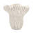 9.3X9x8.7 In Decorative Sand And Cement Coral Planter, Textured Beige Appearance, Vertical Ridged Style For Trailing Plants Display Home Weathered Color, Texture Succulents Interior