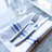 Polyester Striped Rectangle Napkin-86641459