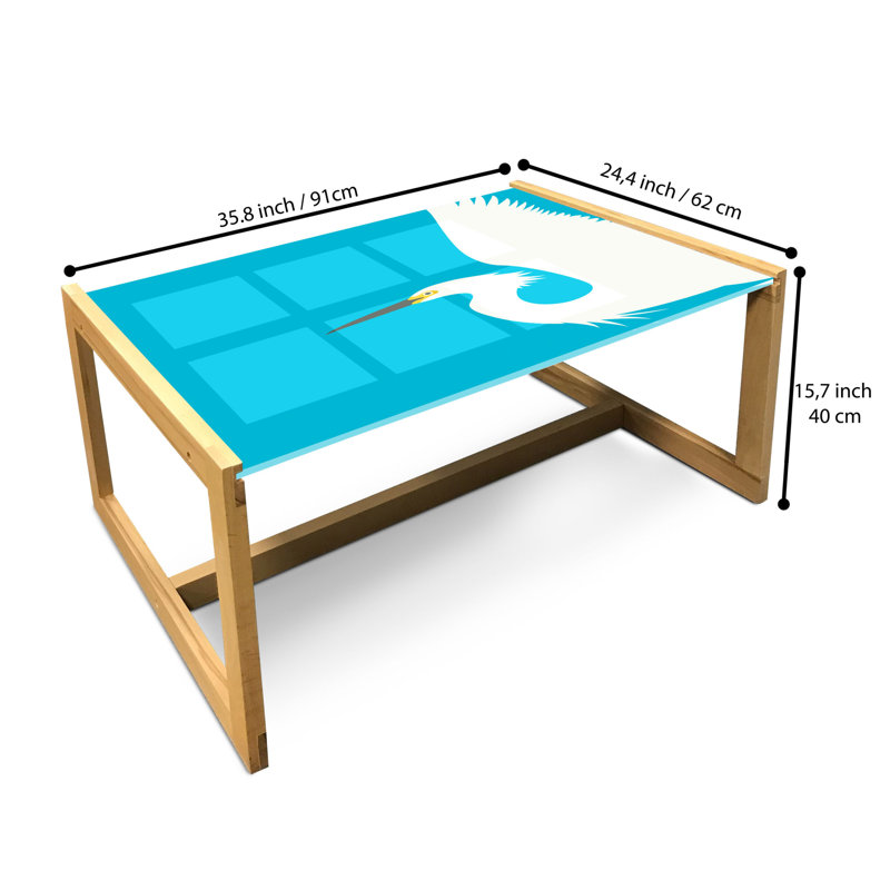 Jaakov Sled Coffee Table, 90cm H x 62cm W x 40cm D