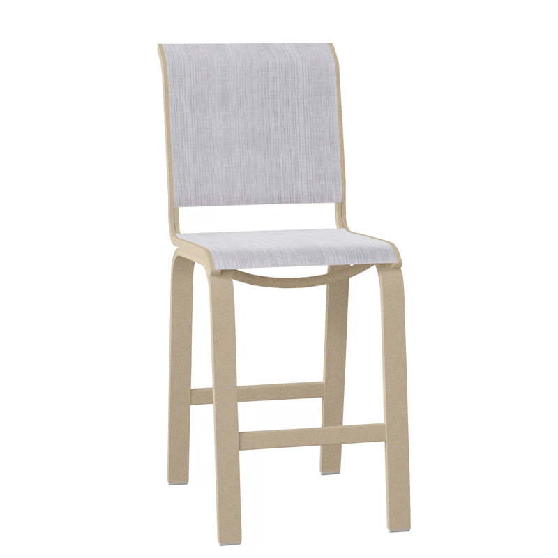 Tabouret de bar 26 po Holna, Graphite texturé, Bijou