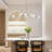 8-Light Dimmable Modern Sputnik Sphere Chandelier