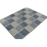 Scandinavian Wool Geometric Area Rug
