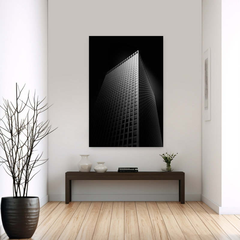 Lines Abstract Contemporary Architecture City Wall Art by John LaPrad - Wrapped Canvas Print, 152.4 cm H x 101.6 cm W