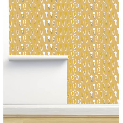 Rouleau de papier peint texturé L 12 pi x l 2 pi Monor Designs