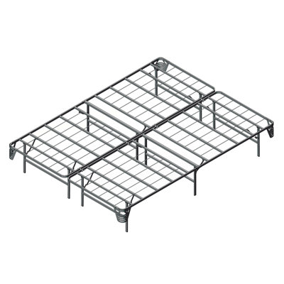 Salma 14" Folding Steel Wire-Grid Bed Frame