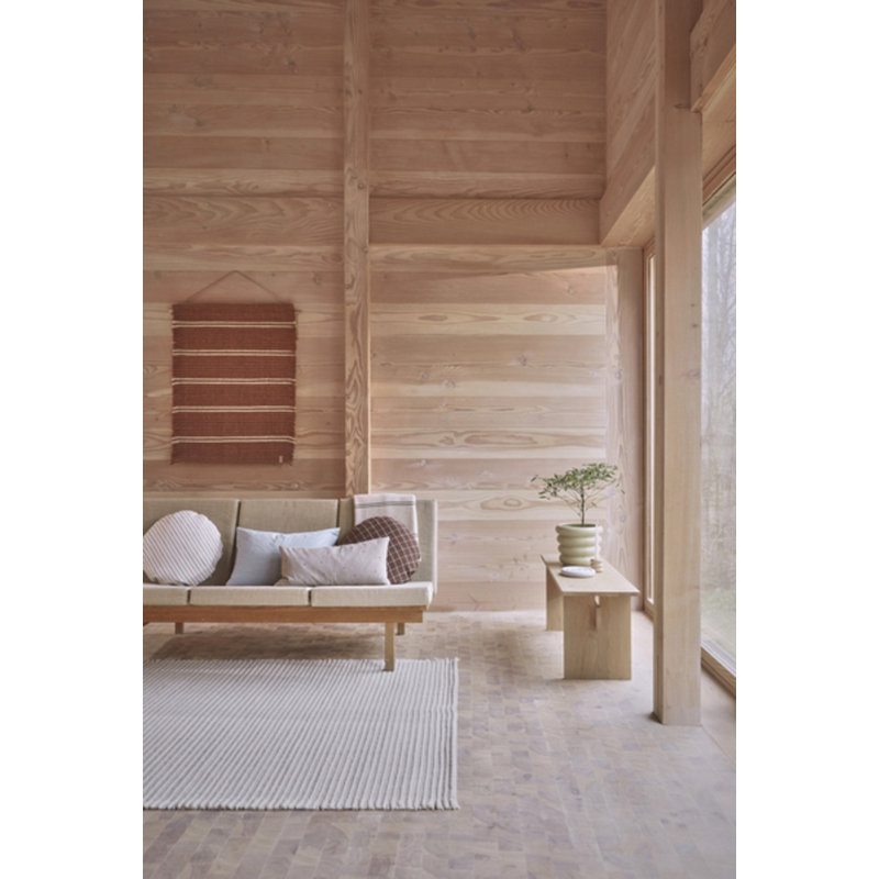 Putki Hand Woven Wool Tapestry, Nutmeg