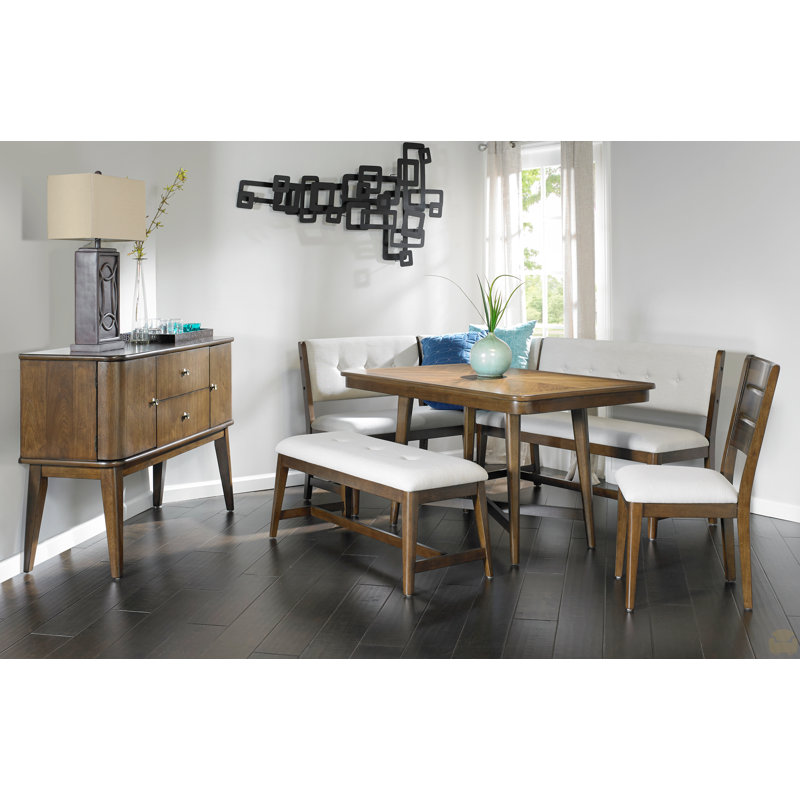Backless Upholstered Dining Bench