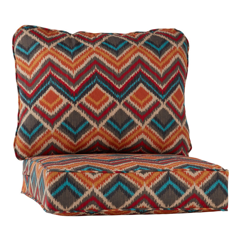 Outdoor 2-Piece Deep Seat Cushion Set, Surreal