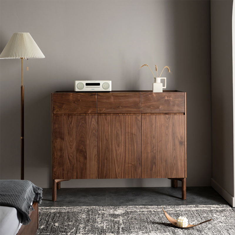 Simple And Modern Walnut Display Case