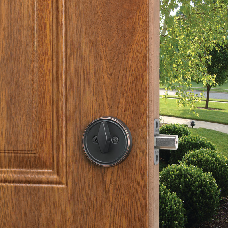 Single Cylinder Deadbolt, Oil Rubbed Bronze