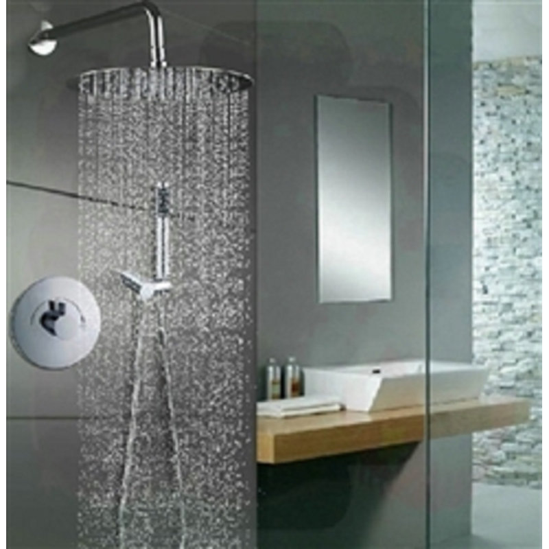 2 Way Function Valve Shower Set Chrome Finish
