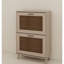Étagère à chaussures spacieuse pour 2 entrées - stable pour 12 paires, accès rapide, bois d'ingénierie gris antique, rangement de 23,54 po de profondeur, conception facile d'accès,