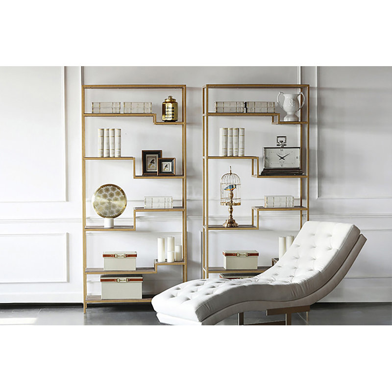 Kettering 215cm H x 98cm W Etagere Bookcase