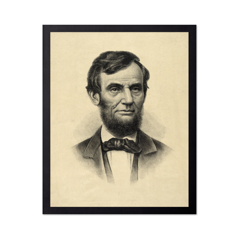 Abraham Lincoln Portrait No1, 18"H x 24"W, Poster, Unframed