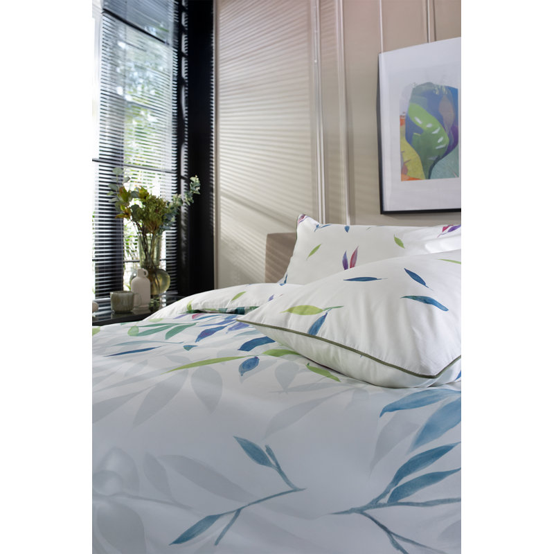 Bamboo Leaves Set, Super King Duvet Cover + 2  Standard  Pillowcases