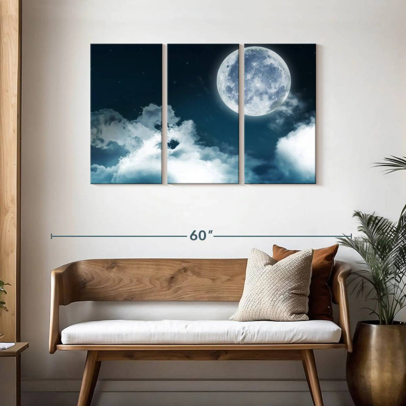 Oberle Night Sky With Clouds, 28" H x 45" W
