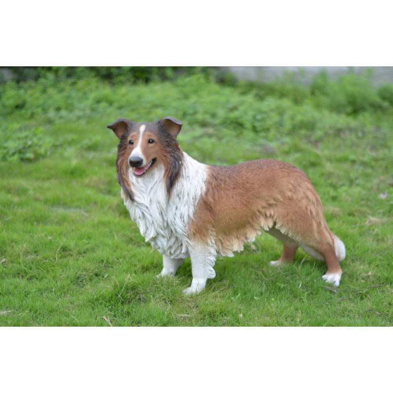 Collie Dog Statue