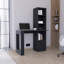 Bureau d'ordinateur avec 1 armoire et bibliothèque à 4 niveaux-659478166