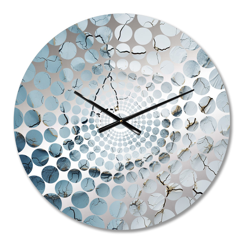 Marchand - Horloge murale à formes abstraites, Médium