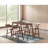 Mid-Century Modern 2Pc Counter Stool