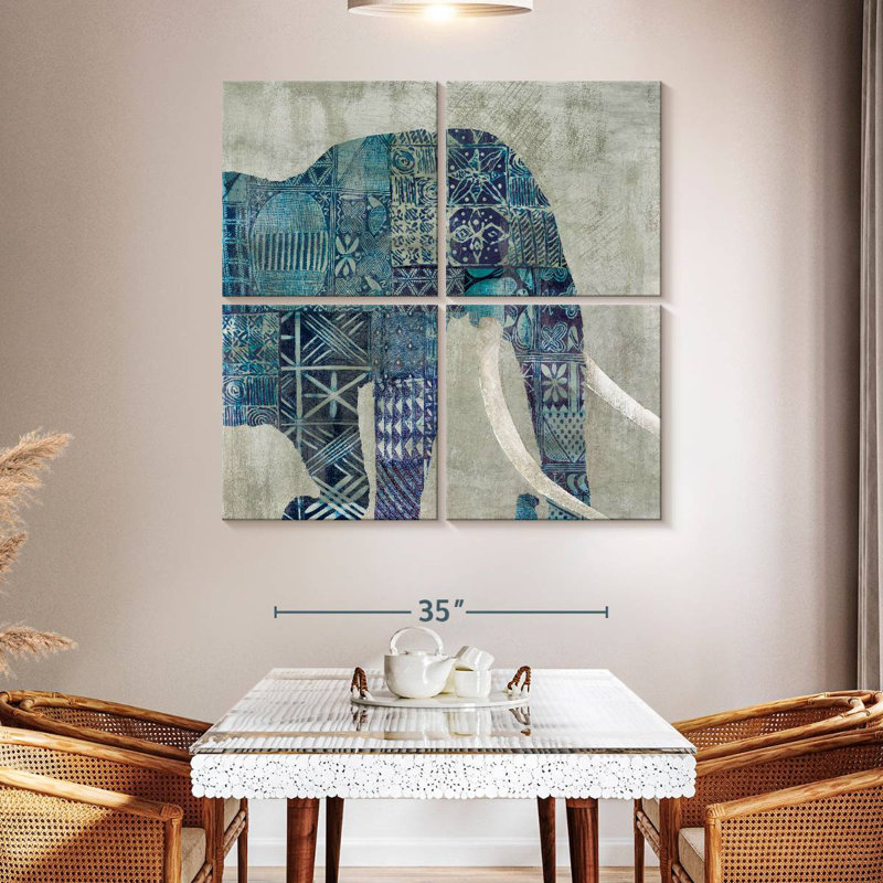 Brampt Botswana Patterns, 57" H x 57" W