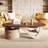 Light wabi-sabi solid wood coffee table-110652984-110652986
