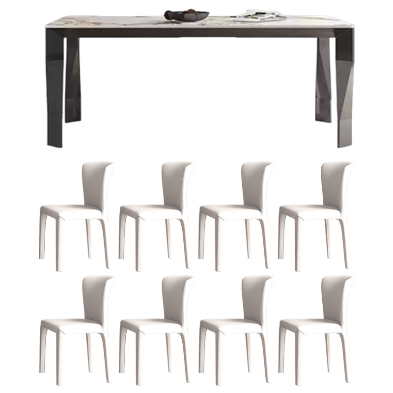 Petit appartement avec table et chaises simples, H 29,5 po x L 94,4 po x l 39,3 po