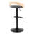 Laurenzio Adjustable Bar Stool with Rounded T Footrest-1462718121