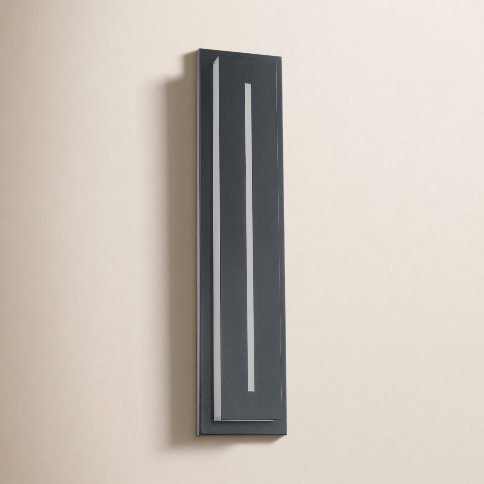 Midnight Outdoor LED Wall Light, 26" H, 3000K