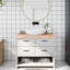 Avryn 100cm Solid Wood Bathroom Vanity Top-577289322