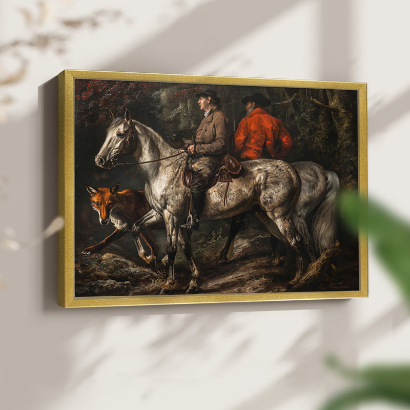 Faune - LXVII - Reproduction encadrée - Restickable, H 16 po x l 20 po, Doré