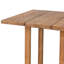 Stapleton Outdoor Square Teak Bar Table