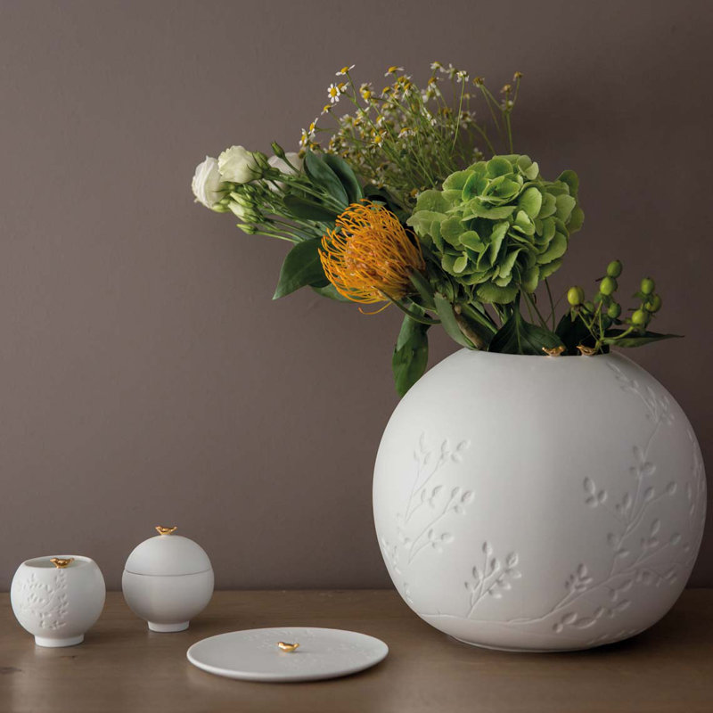 Photophore Porcelain Stories - Volée d'oiseaux