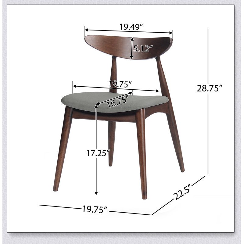 CHAISE (ensemble de 2), Brun, Gris clair